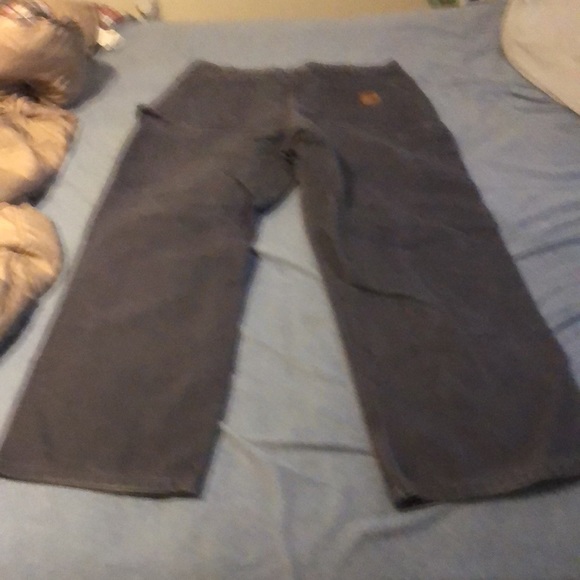 Thick Carhartt carpenter pants. - Picture 2 of 2